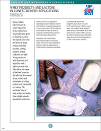 whey and lactose in confectionary applications